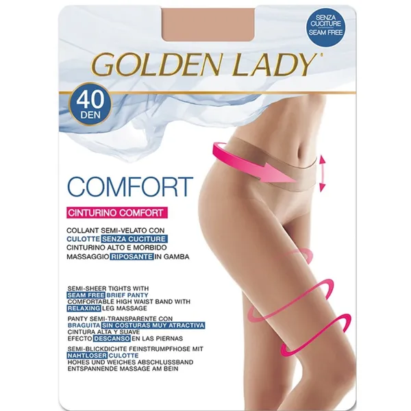 Naiste sukkpüksid Golden Lady Comfort Seamless 40den 4 melon