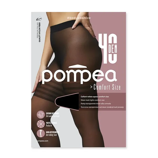Naiste sukkpüksid Pompea Comfort Size 40 nero XL