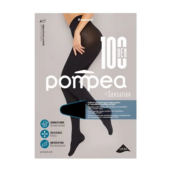 Naiste sukkpüksid Pompea Sensation 100 nero 1/2