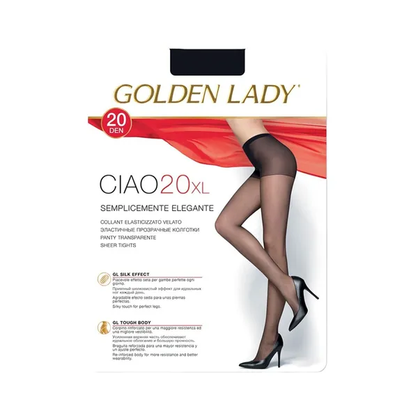 Naiste sukkpüksid Golden Lady Ciao 20den XL-MAXI melon