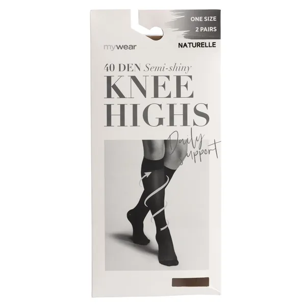 Sieviešu pusgarās zeķes Mywear 2p 40D DS