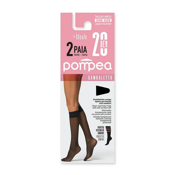 Naiste põlvikud Pompea Ideale 20 nero 2 paari