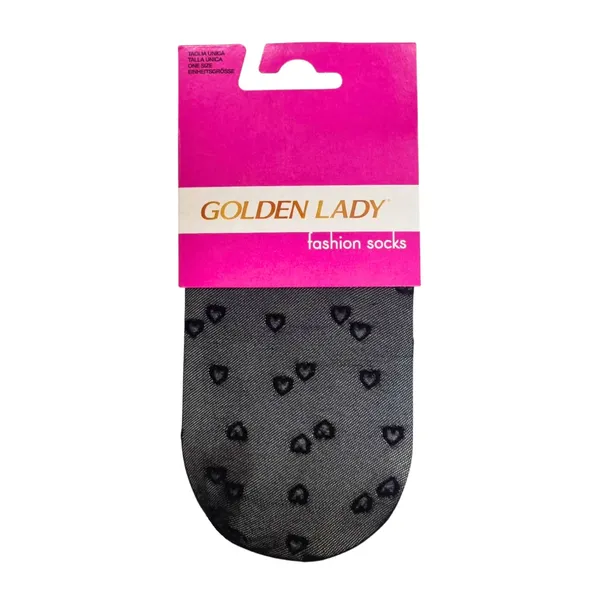 Naiste sokid Golden Lady Hearts 20den uni nero