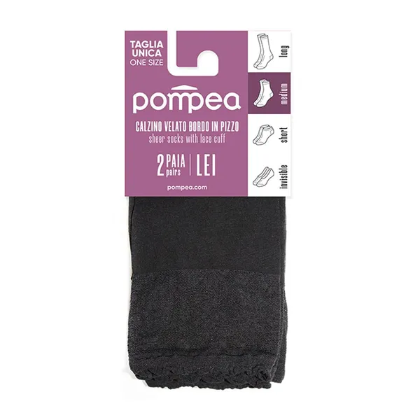 Naiste sokid Pompea Lady 30 nero 2 paari