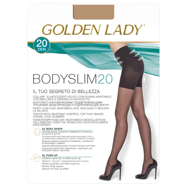 Naiste sukkpüksid Golden Lady Bodyslim 20den 2 daino