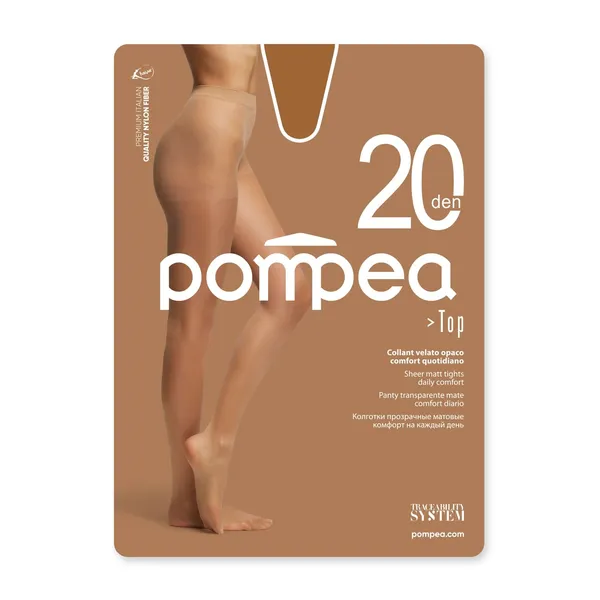 Naiste sukkpüksid Pompea Top 20 ambrato 1/2
