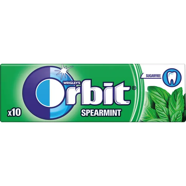 Närimiskumm Spearmint suhkruvaba magusainetega, ORBIT, 14 g