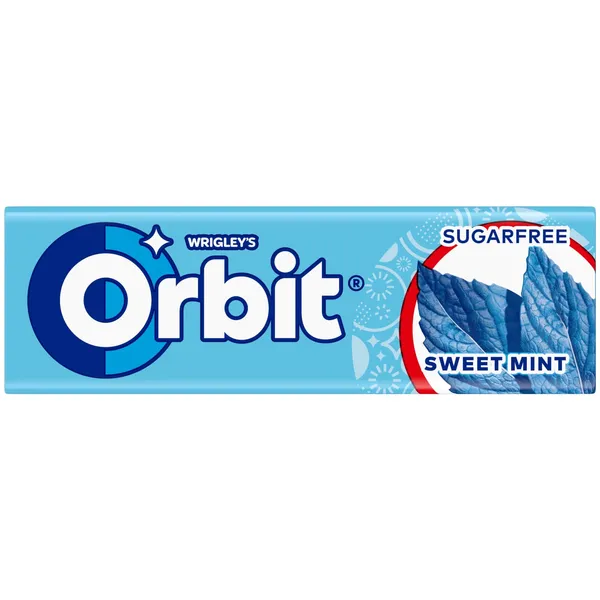 Närimiskumm Sweet Mint suhkruvaba magusainetega, ORBIT, 14 g
