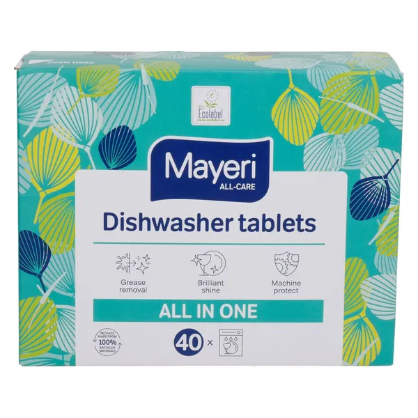 Nõudepesukapslid All in One Mayer 40tk