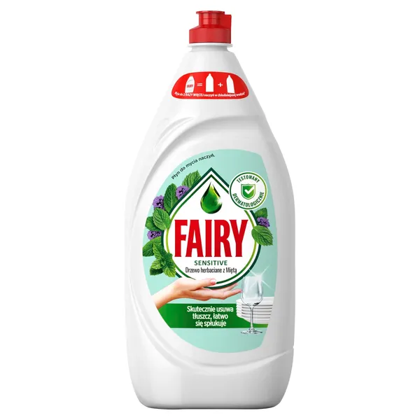 Nõudepesuvahend Sensitive Tea Tree, FAIRY, 1,35 l