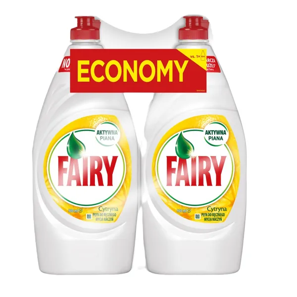 Nõudepesuvahend Fairy Lemon 2x900ml
