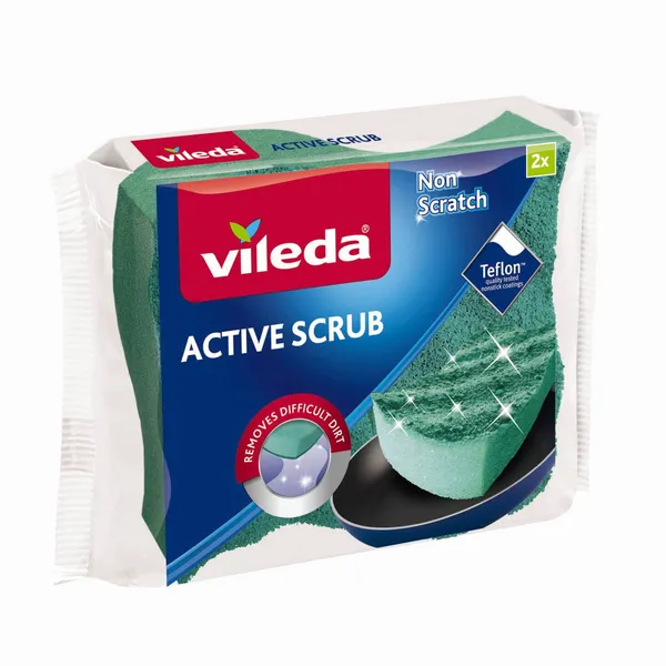 Nõudesvamm Vileda krobeline 2tk