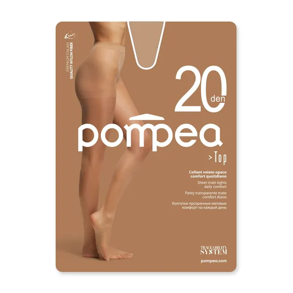 Naiste sukkpüksid Pompea Top 20 polvere dorata 1/2