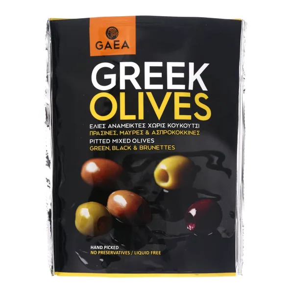Marinētas olīvas Gaea bez kaul. 150g/140g
