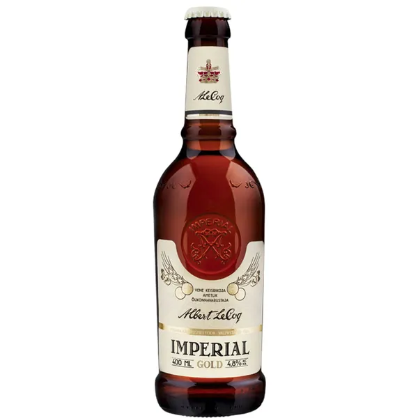 Õlu Imperial Gold 4,8%vol 0,4l pudel
