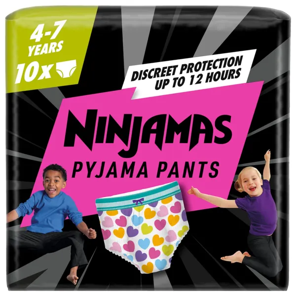 Öömähkmed Pampers Ninjamas Heart JP S7, 10tk