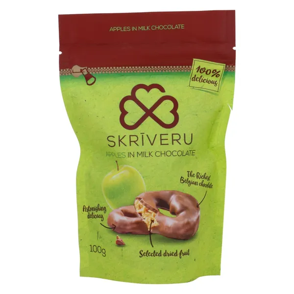 Āboli piena šokolādē SKRĪVERU 100g