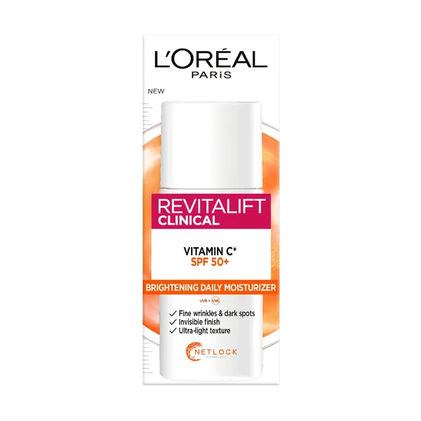 Päevakreem Loreal Paris Revitalift Clinical kirgastav C-vitamiiniga SPF50+ 50ml