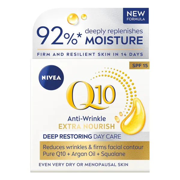 Päevakreem kuivale nahale Q10 Power Extra, NIVEA, 50 ml