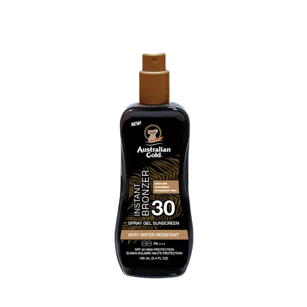 Päikesekaitsegeel päikesepuudriga Australian Gold SPF30 100ml