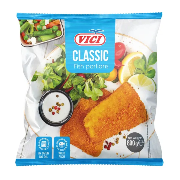 Paneeritud kala (hakitud filee), VICI, 800 g