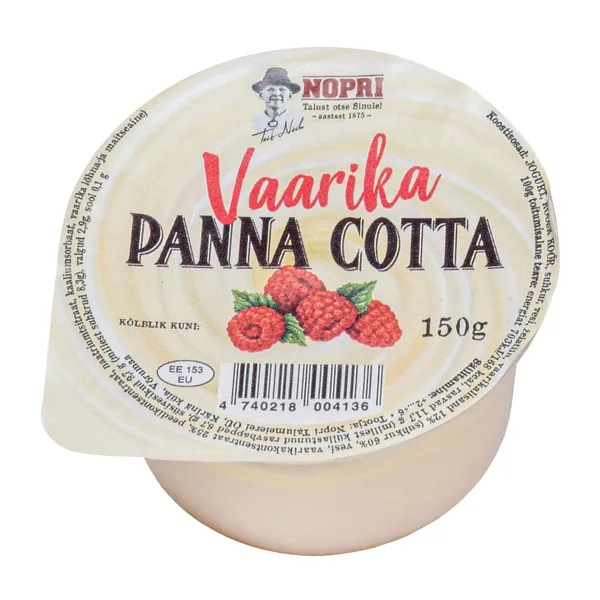 Panna Cotta vaarika, NOPRI, 150 g