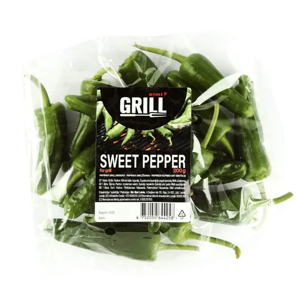 Paprikad Pimiento de Padron grill Rimi 1kl, 200g