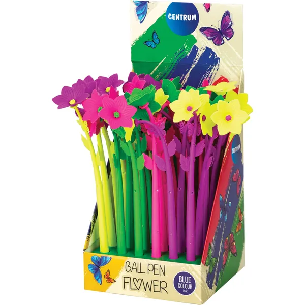Pastapliiats Centrum Fancy Flower sinine 0,7mm, värv ja kujundus võivad erineda BS26