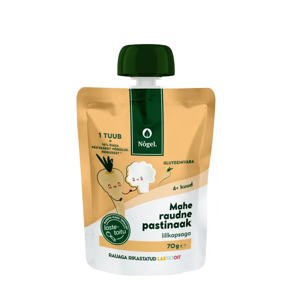 Pastinaagi-lillkapsapüree rauaga Nogel öko 70g