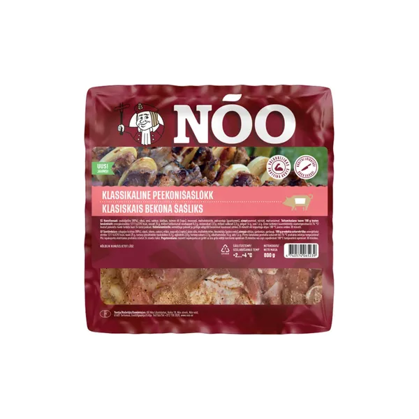 Peekonišašlõkk NÕO, Klassikaline, 800g