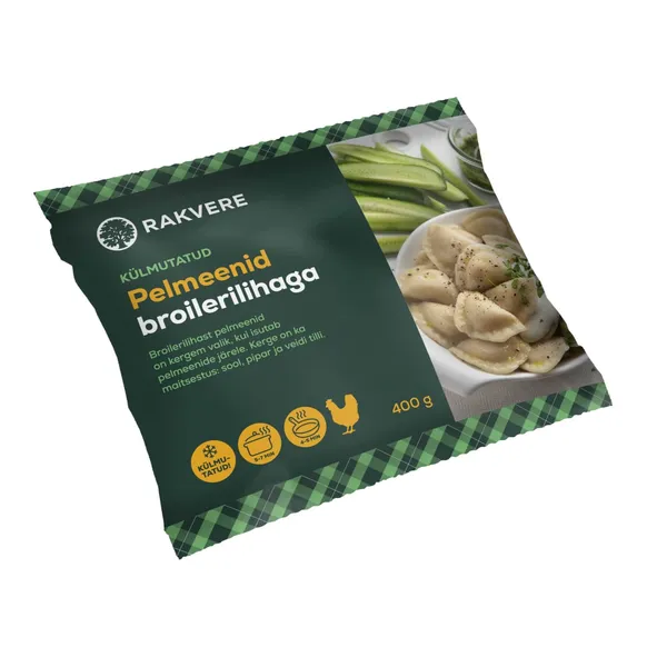 Pelmeenid broilerilihaga, RAKVERE, 400 g