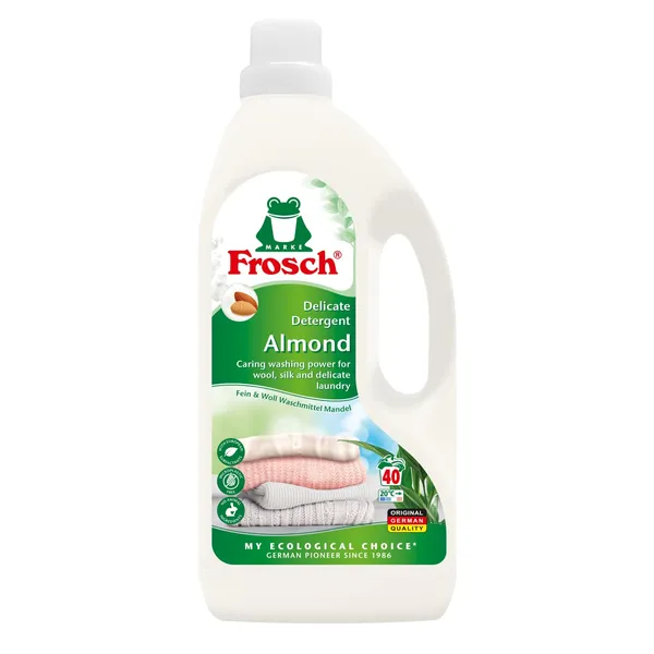Pesugeel õrnadele kangastele Frosch Almond 1,5l