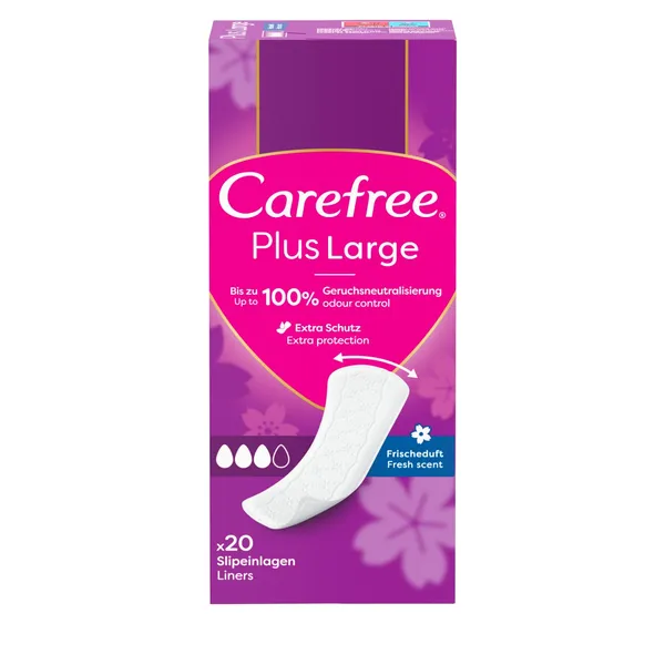 Pesukaitsmed Carefree Plus Large Fresh 20tk