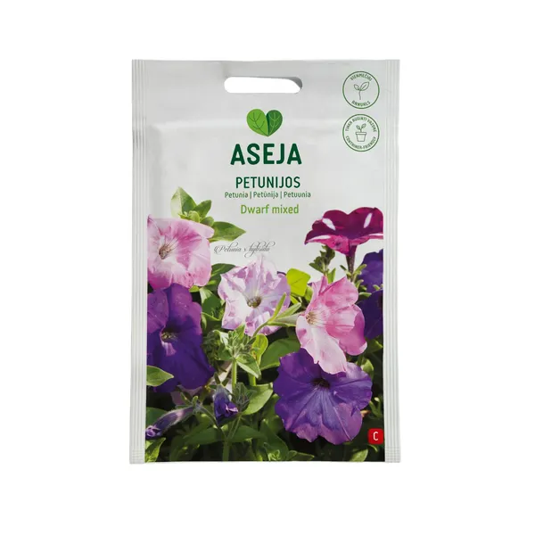 Petūnijas Dwarf mixed, Aseja, 0,1g