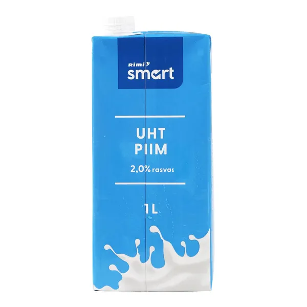 Piim Rimi Smart ülikõrgel temperatuuril (UHT) töödeldud 2% 1l