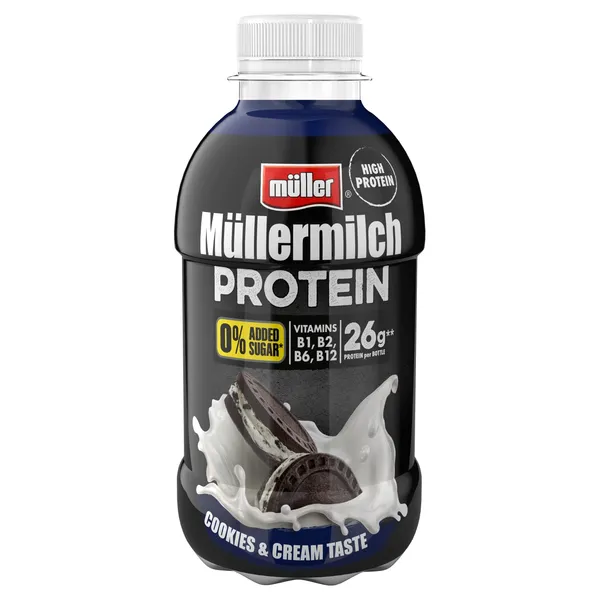 Piimajook küpsise maitsega magusainega Müllermilch 400g