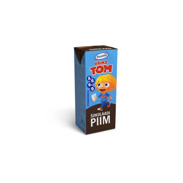 Piimajook šokolaadilisandi ja vitamiinidega kõrgkuumutatud Väike Tom 200ml