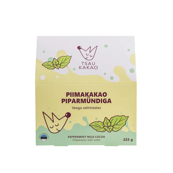 Piimakakao piparmündiga Tsau kakao 225g