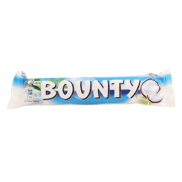 Šokolaadibatoon BOUNTY Piimašokolaadi ja kookosega, 57g