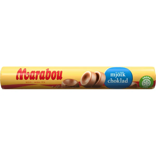 Piena šokolādes konfektes MARABOU Roll, 74 g
