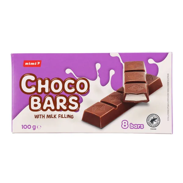 Piimašokolaaditahvlid piimatäidisega 50% Rimi 100g