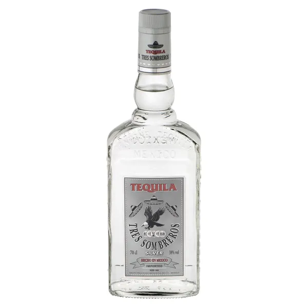 Piiritusjook Tequila Tres Sombreros Silver 38% 0,7l