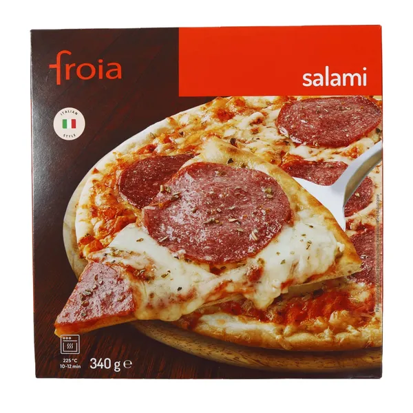 Pitsa salaami, Edam juustu ja Mozzarella juustuga Rimi Smart 340g