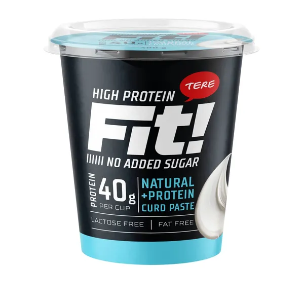 Proteiinikohupiim maitsestamataTere FIT 400g rasvata, laktoosivaba