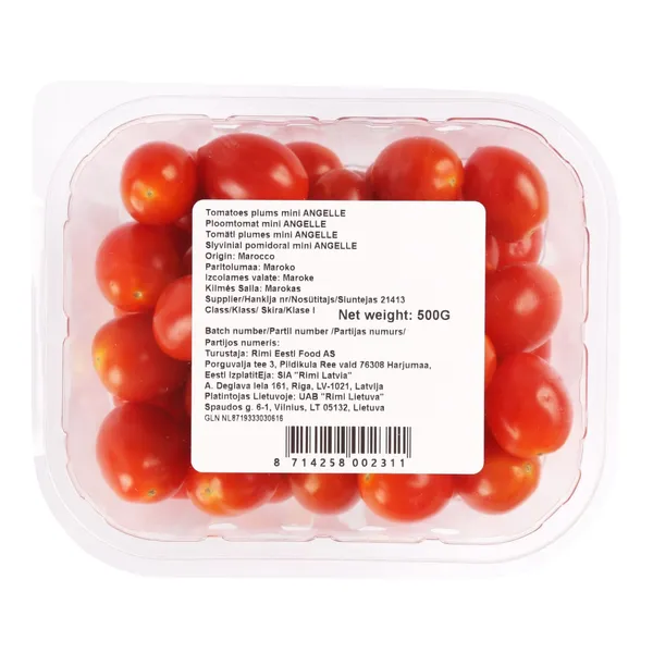 Tomāti plūmes mini 500g