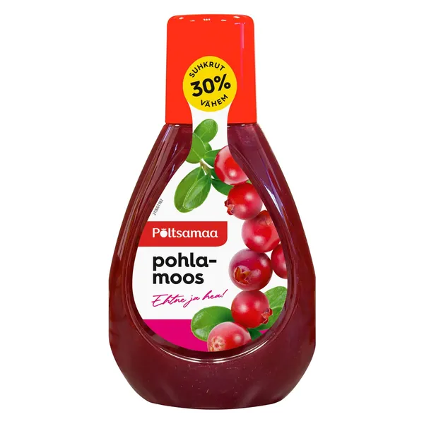Pohlamoos pudelis PÕLTSAMAA 385g