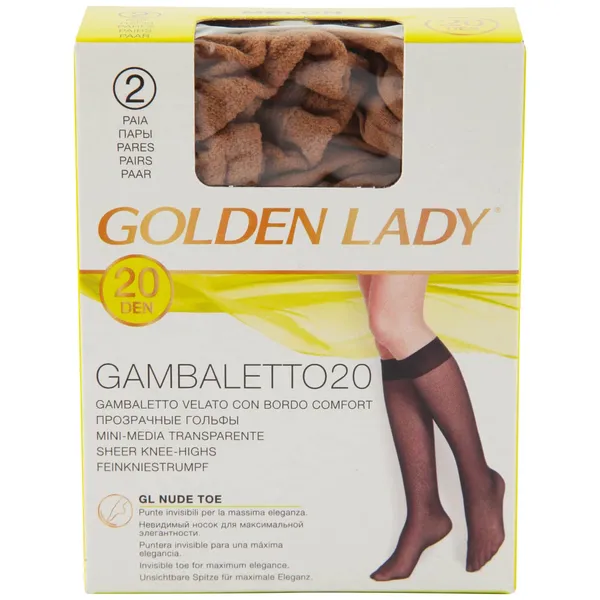 Naiste põlvikud Golden Lady Filanca 20den uni melon 2 paari