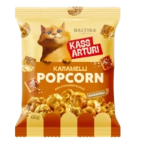 Popkorn karamelli Kass Arturi 65g