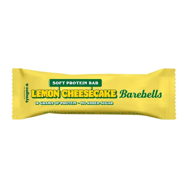 Proteiinibatoon Soft Bar Lemon Cheesecake, BAREBELLS, 55 g