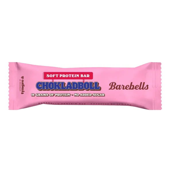 Proteiinibatoon Soft Bar Chokladboll, BAREBELLS, 55 g